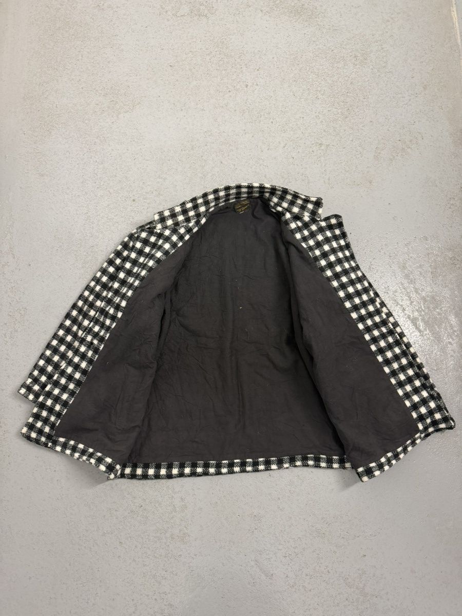 Vintage True Vintage 50s Benson Checkered Wool/ Cashmere Swing Coat Size XL / US 12-14 / IT 48-50 - 9 Thumbnail
