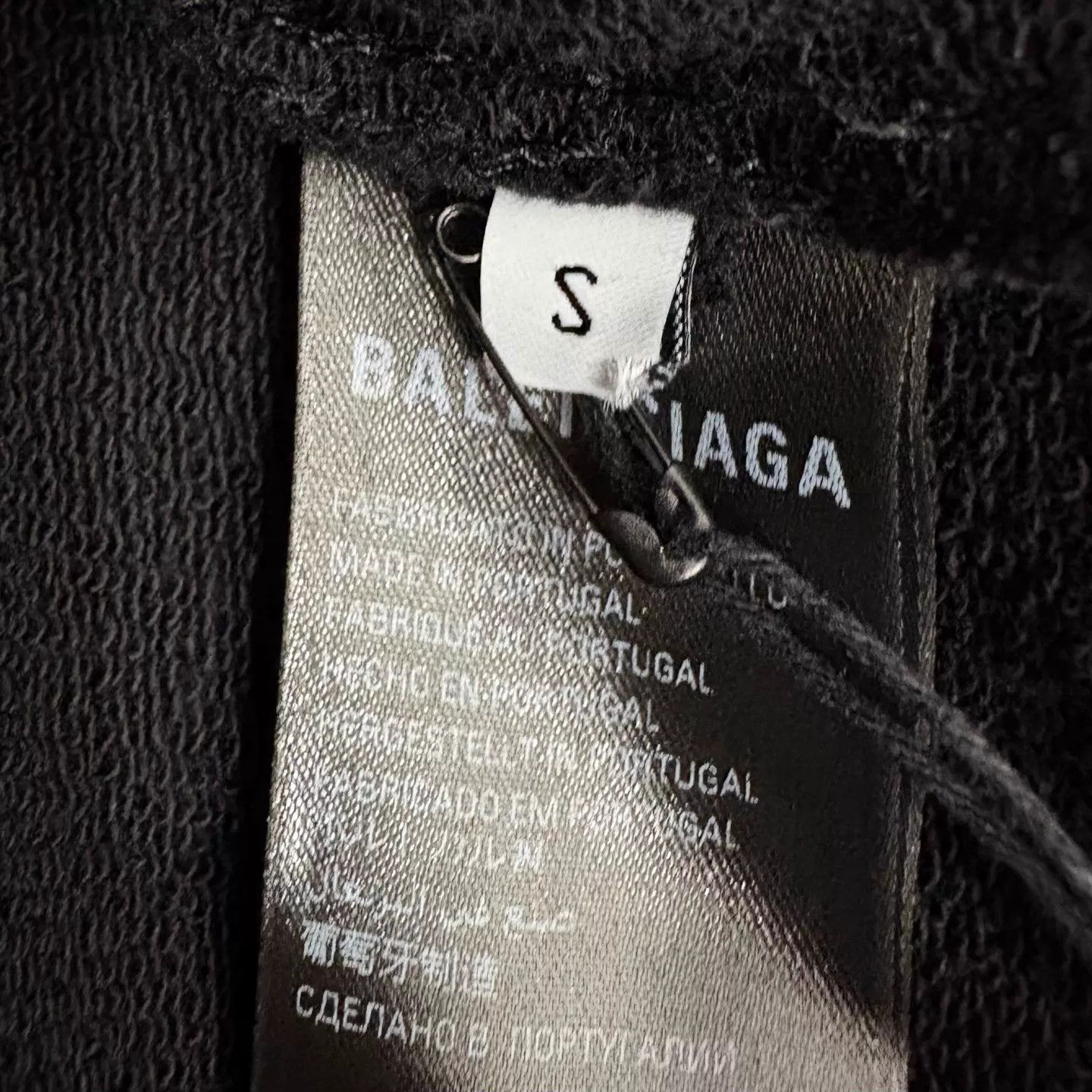 Balenciaga Balenciaga 25 SS Multi-Wave Black Regular Hoodie S Size M / US 6-8 / IT 42-44 - 5 Thumbnail