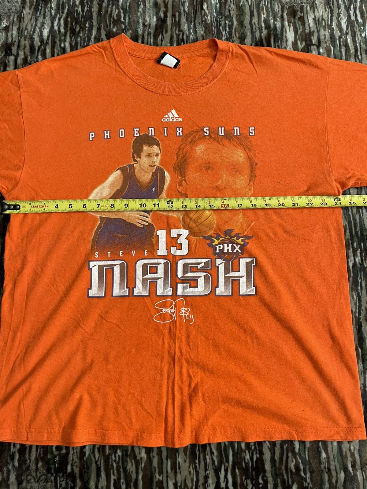Adidas Orange Steve Nash Phoenix Suns Adidas shirt #NBA Size US L / EU 52-54 / 3 - 5 Thumbnail