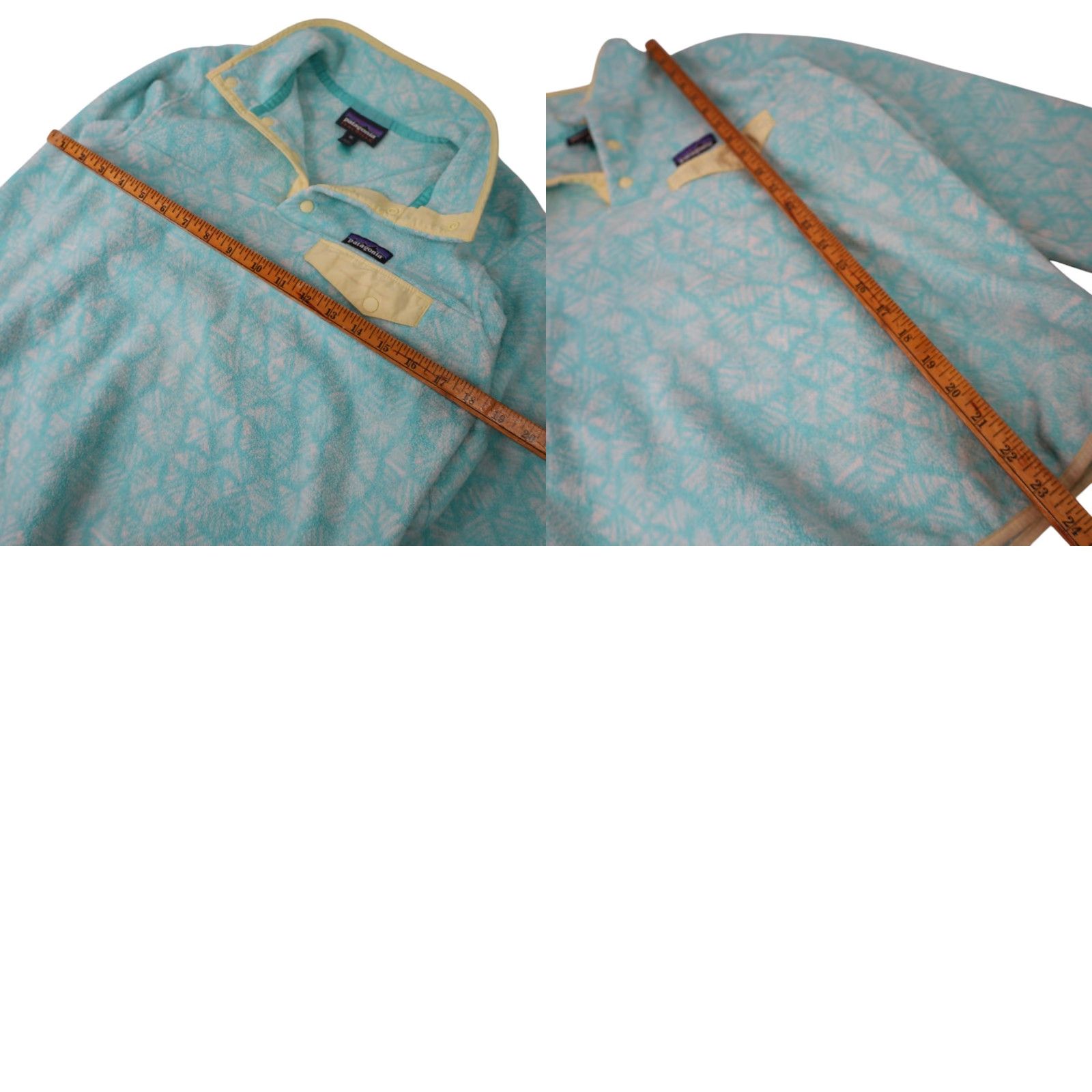 Patagonia VINTAGE Patagonia Synchilla Snow Flake Print Fleece Sweatshirt Blue Womens XS Pullover Sweatshirt Womens XS Blues? Size XS / US 0-2 / IT 36-38 - 8 Thumbnail