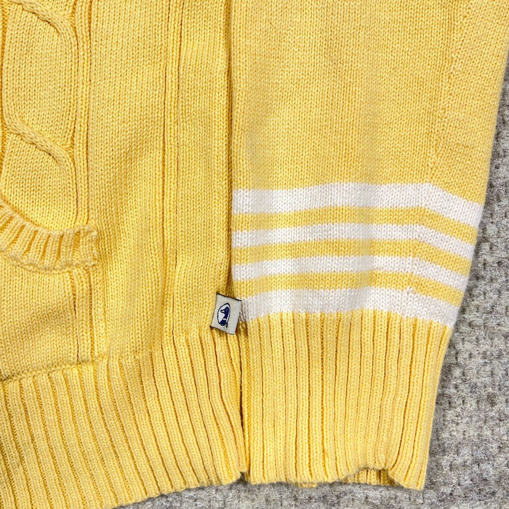 Vintage VINTAGE Duck Head Sweater Shirt Womens Small Yellow Full Zip Hoodie Size L / US 10 / IT 46 - 5 Thumbnail