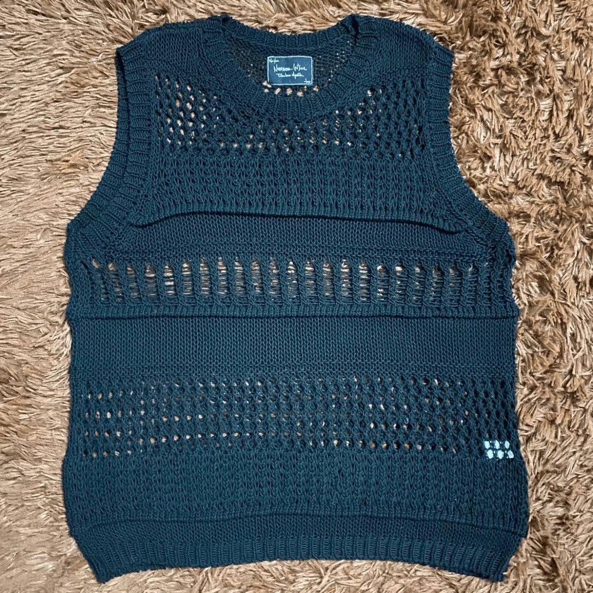 Number (N)ine Sz 3 Number Nine Knitwear Tank Top-2508 Size US L / EU 52-54 / 3 - 1 Thumbnail