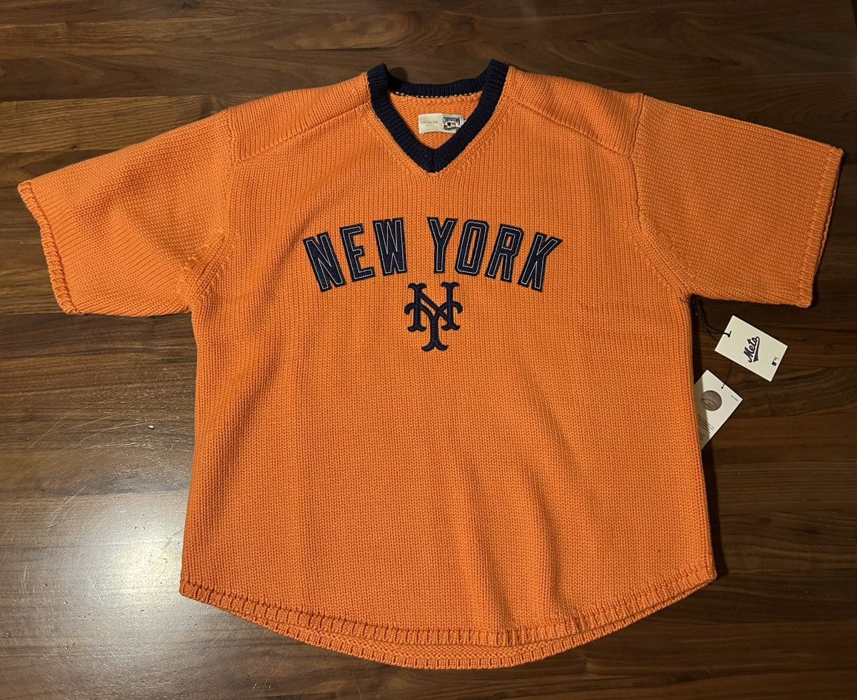 Aime Leon Dore ALD New York Mets Short-Sleeve Knit Sweater