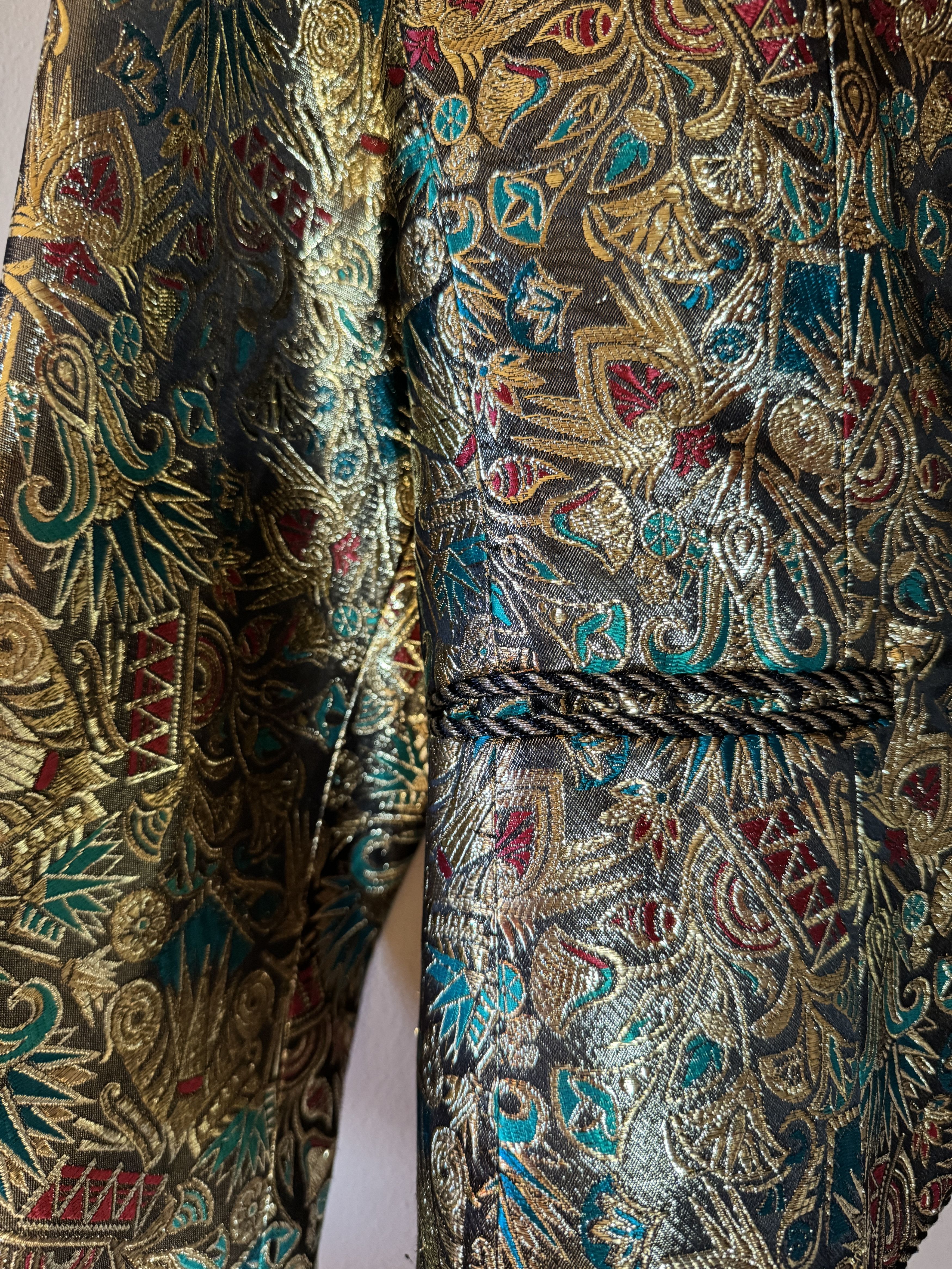 Guy Laroche Gold Brocade Vintage Jacket Size S / US 4 / IT 40 - 9 Thumbnail