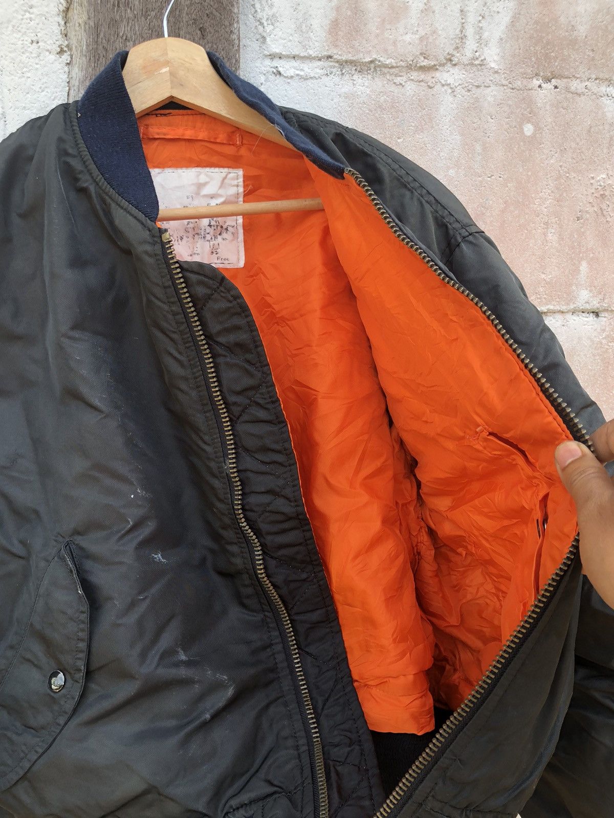 Other Bomber Jacket Flying Ma 1 Black Color Size US L / EU 52-54 / 3 - 6 Thumbnail