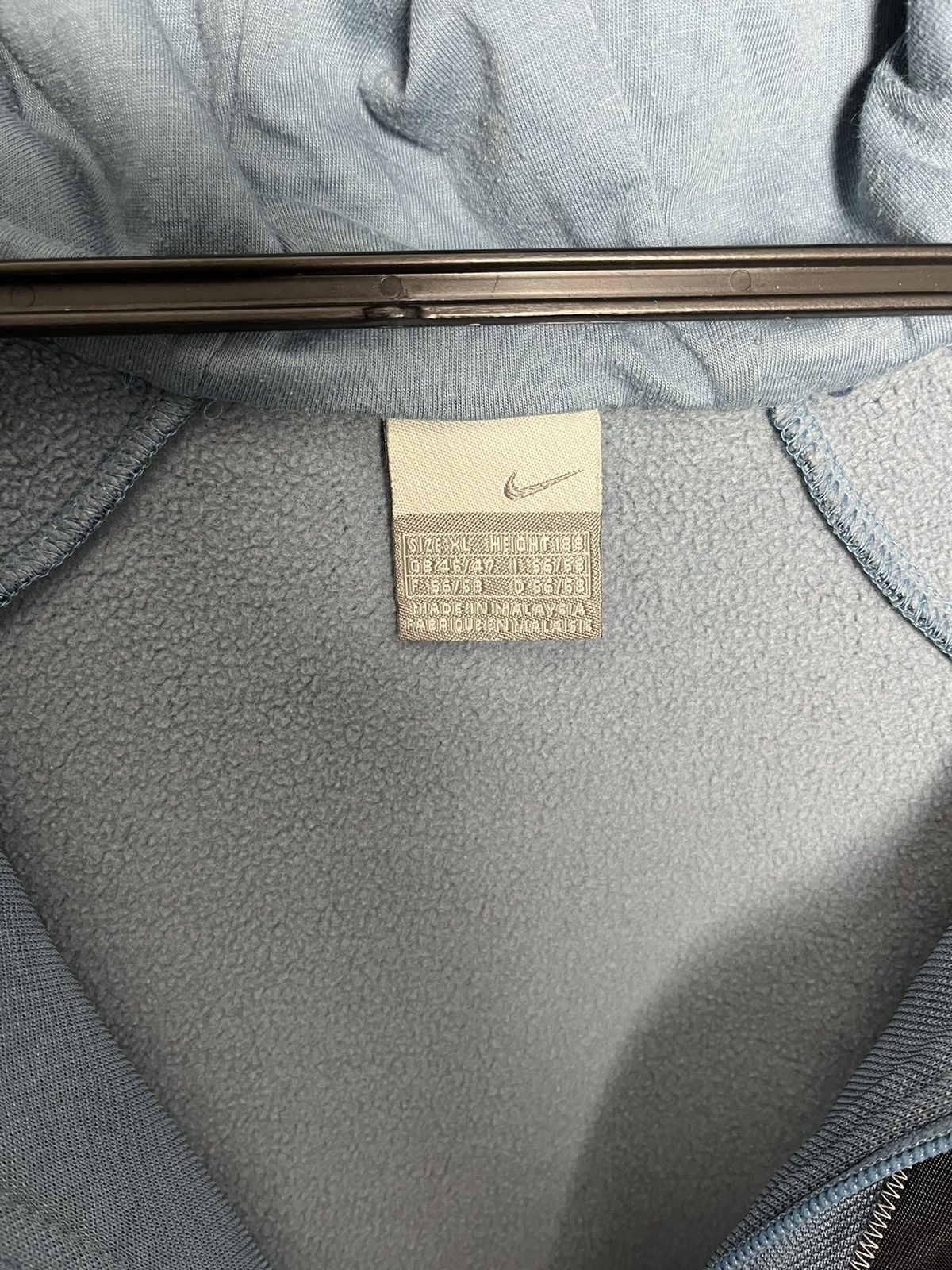 Vintage Vintage Nike zip hoodie spellout logo 90s y2k hype Size US XL / EU 56 / 4 - 6 Thumbnail