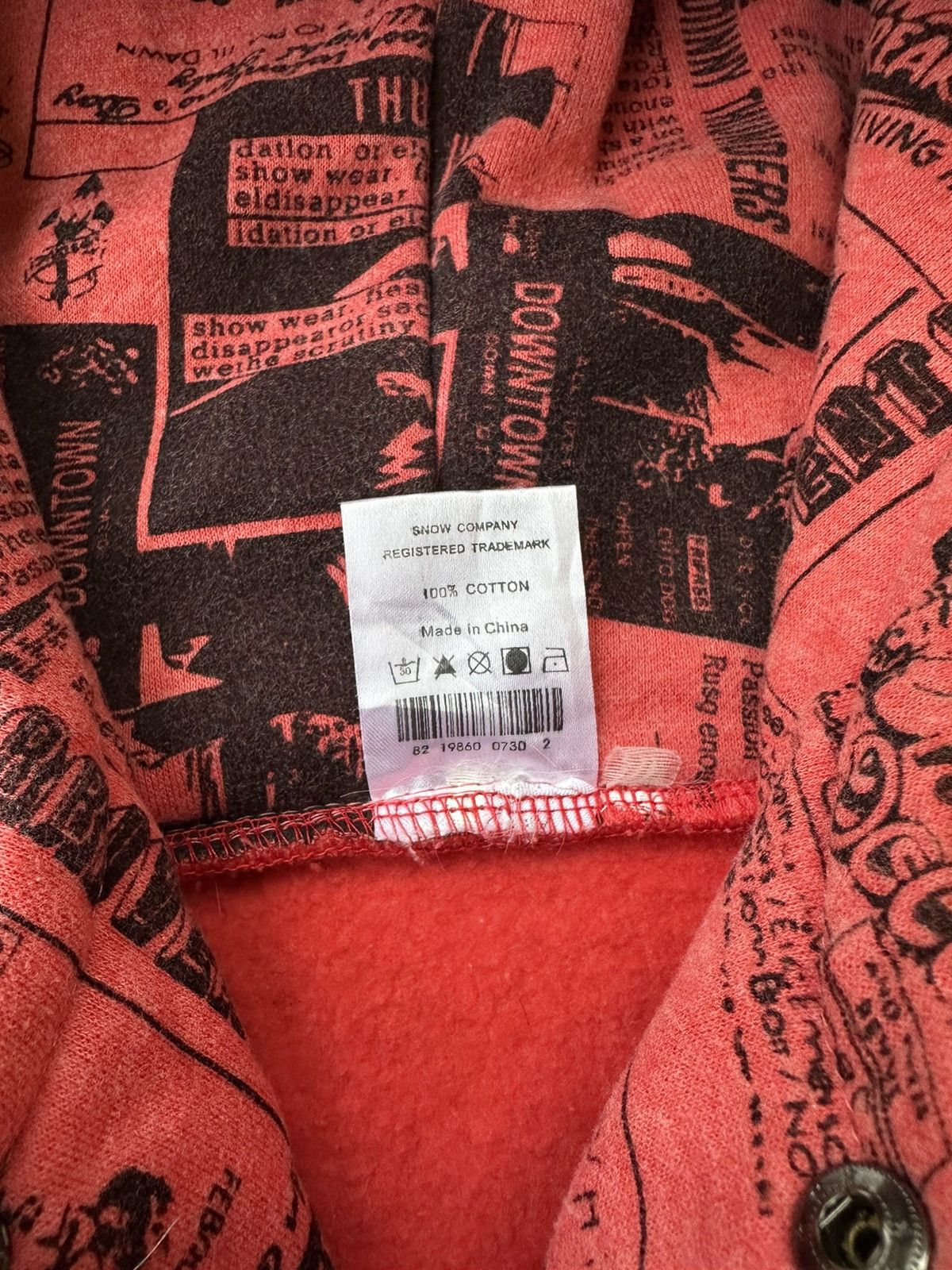 Hysteric Glamour ALVIN ALL OVER PRINTED MULTI POCKET HOODIE HYSTERIC STYLE Size US M / EU 48-50 / 2 - 11 Thumbnail