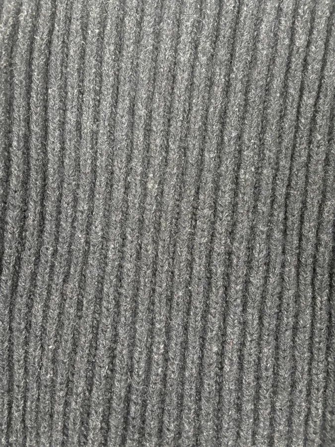 Dries Van Noten Dries Van Noten Dark Grey Wool Minimalist Zip-up Sweater Size US M / EU 48-50 / 2 - 10 Thumbnail