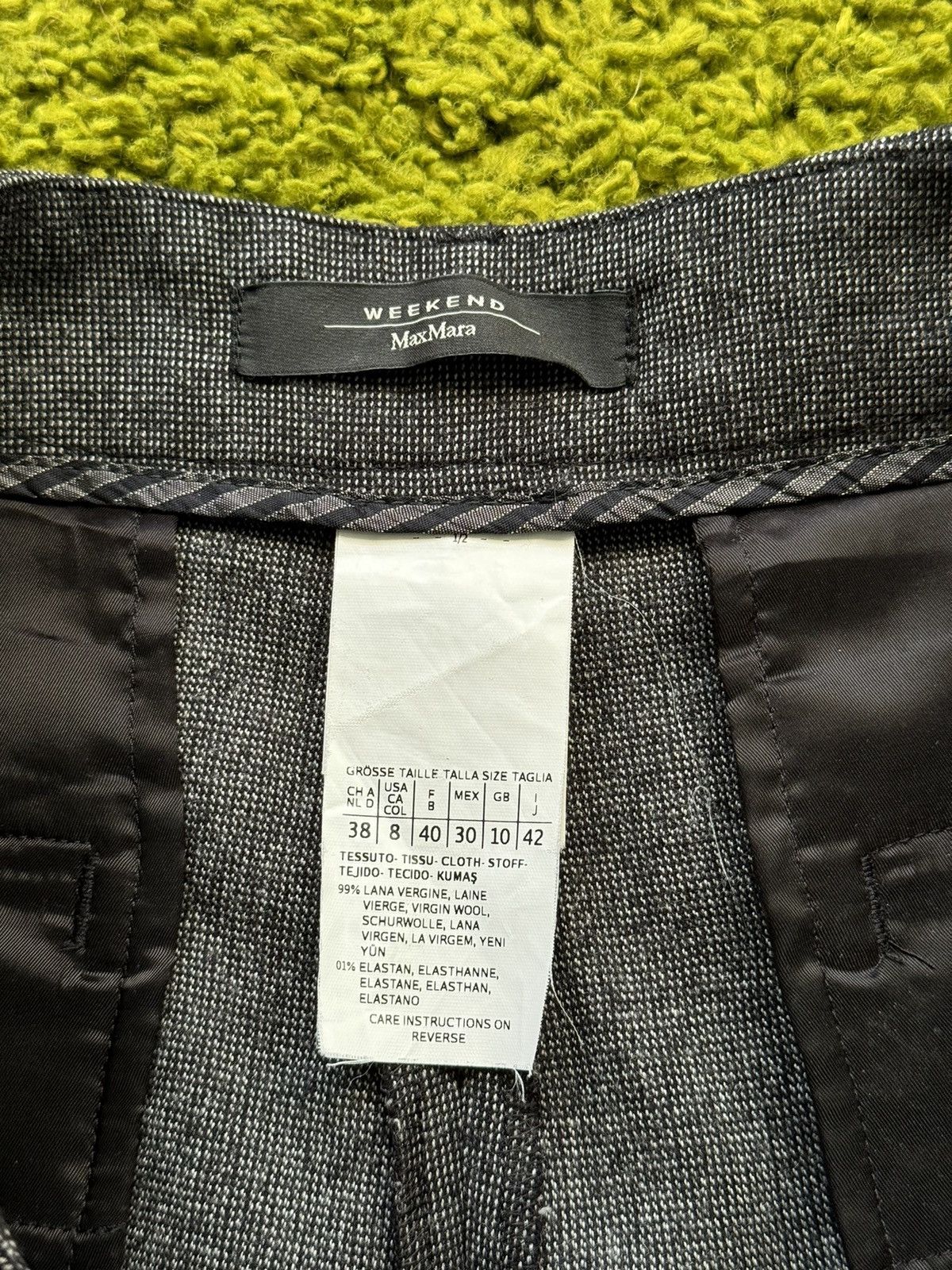 Max Mara × Weekend Max Mara Max Mara Weekend wool wide leg palazzo pants Size 30" / US 8 / IT 44 - 3 Thumbnail
