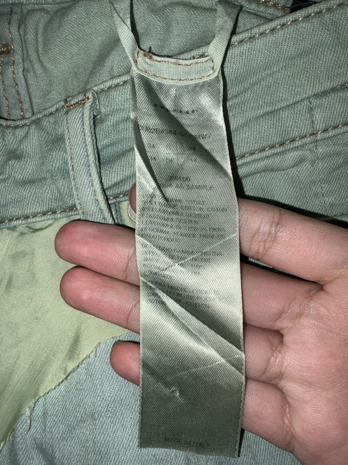 Rick Owens Drkshdw Rick Owens Drkshdw Aqua Collage Tyrone Cut Jeans Size US 34 / EU 50 - 4 Thumbnail