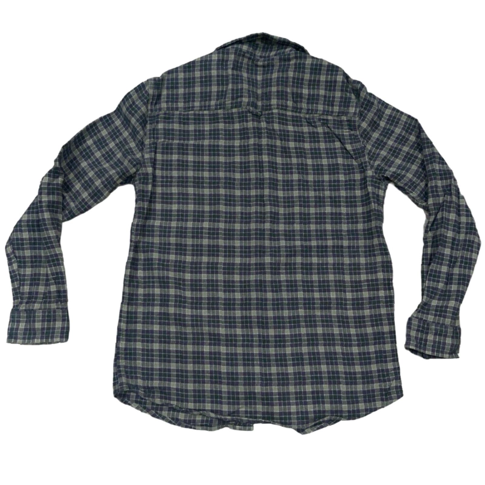 Vintage RSQ Collective Flannel Button-Up Shirt Mens L Green Purple Plaid Long Sleeve Casual Soft Pocket Size US L / EU 52-54 / 3 - 4 Thumbnail