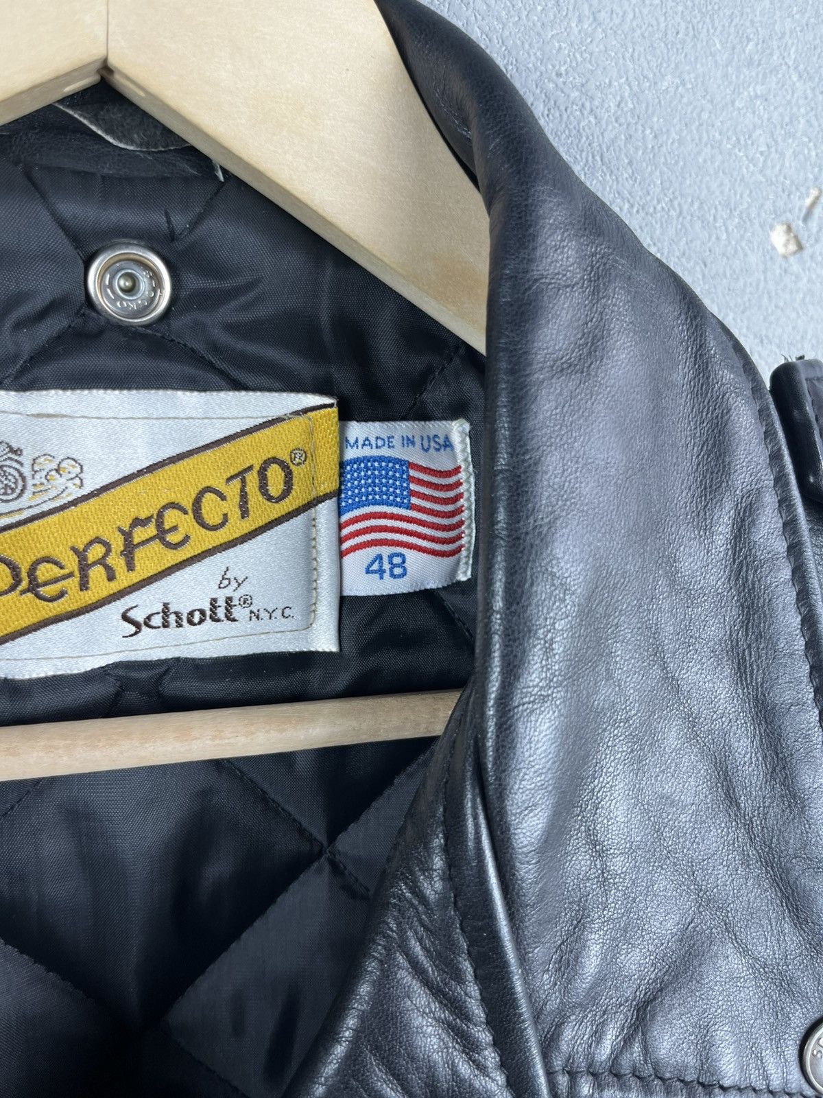 Schott Schott leather jacket Size US L / EU 52-54 / 3 - 5 Thumbnail