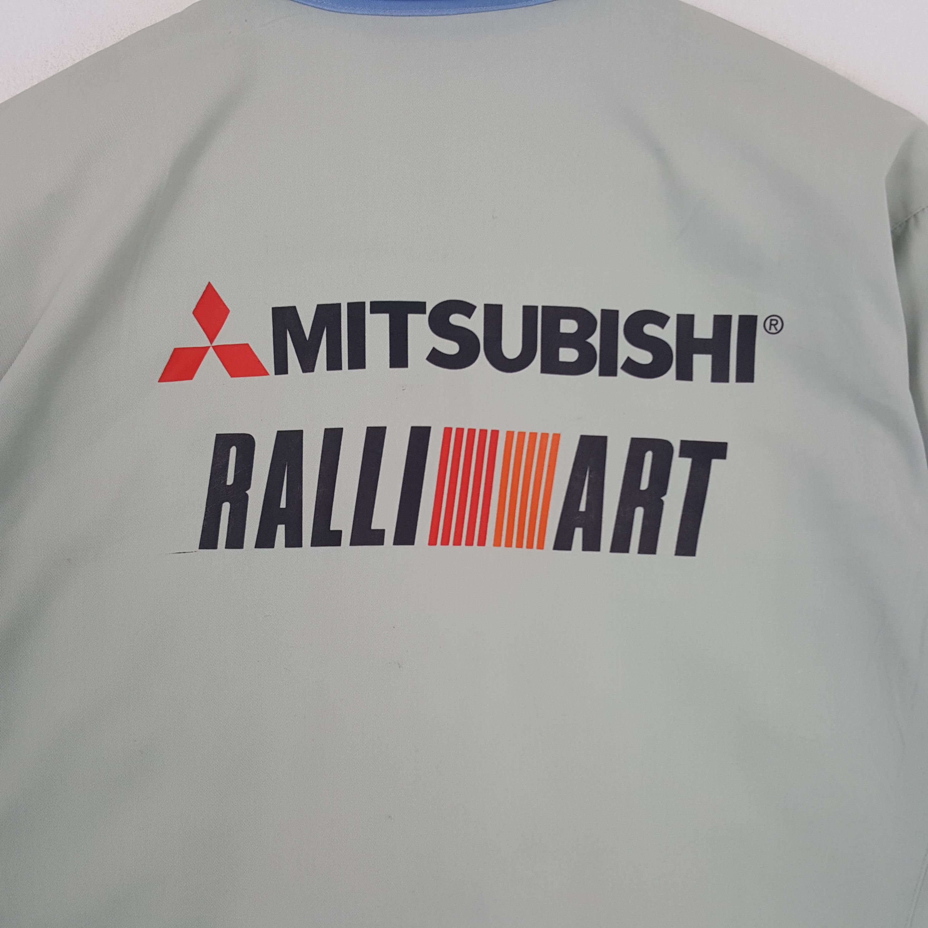 Japanese Brand × Vintage Vintage Mitsubishi Ralli Art Japanese Racing Custom Jacket Size US XL / EU 56 / 4 - 2 Thumbnail