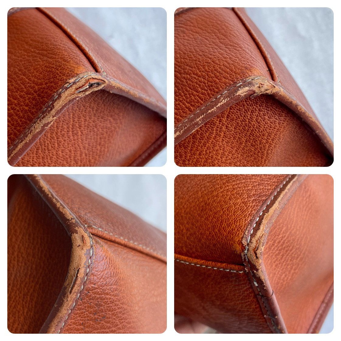 Leather × Vintage Vintage Leather Marie Claire Shoulder Bag Size ONE SIZE - 17 Thumbnail