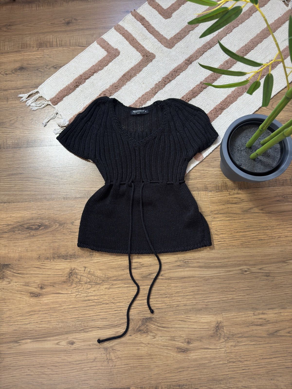 Vintage VINTAGE RINA SCIMENTO MESH KNITTED SWEATER TANK TOP Size S / US 4 / IT 40 - 1 Thumbnail