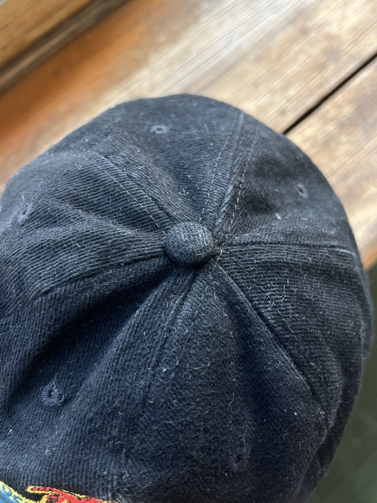 Vintage Vintage 90s Hat Kuchen Teufel Hunden Graphic Cap Black Size ONE SIZE - 17 Thumbnail