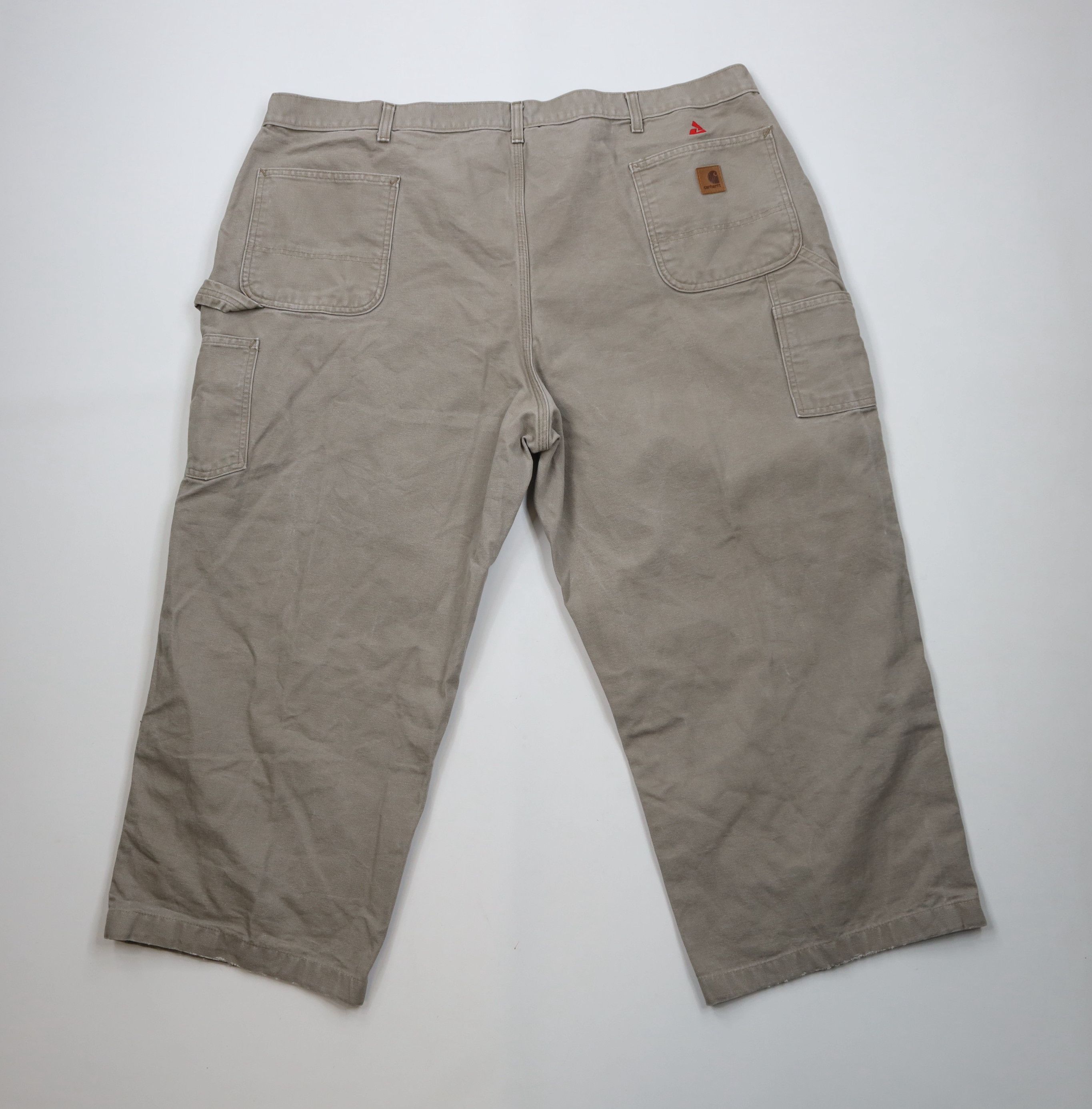 Carhartt × Vintage Vintage Y2K Carhartt Dungaree Wide Leg Canvas Pants Desert Size US 44 / EU 60 - 9 Thumbnail