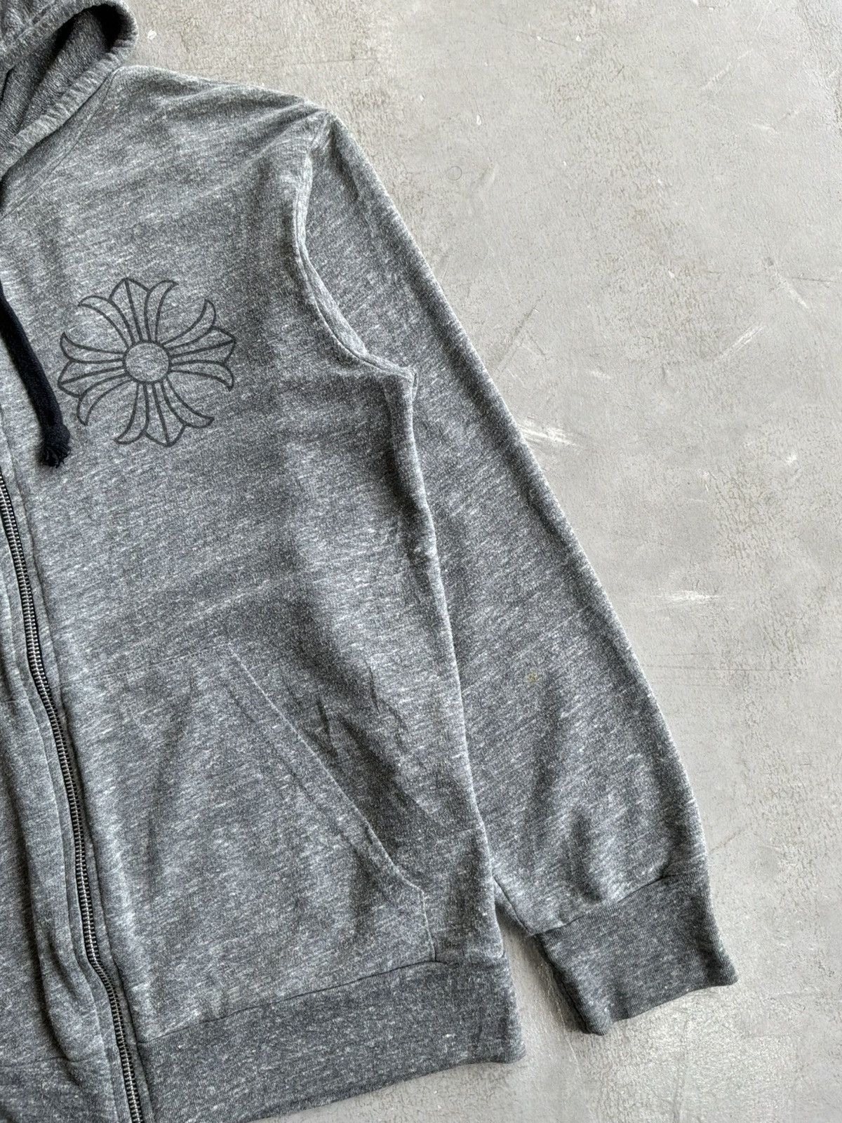 Chrome Hearts 2000s Chrome Hearts - Hollywood Script Zip Hoodie Size US M / EU 48-50 / 2 - 6 Thumbnail
