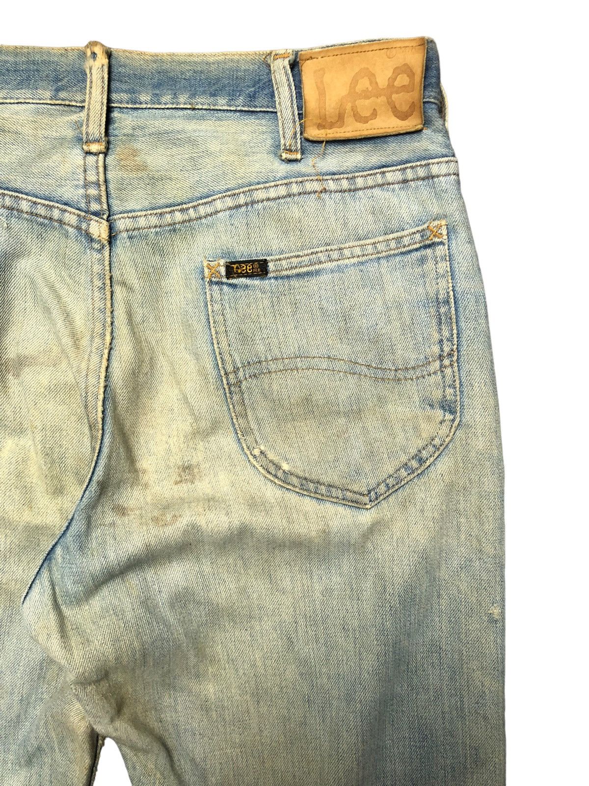 Lee Vintage 70s Lee Riders Distressed Mud Wash Jeans Size US 33 - 12 Thumbnail