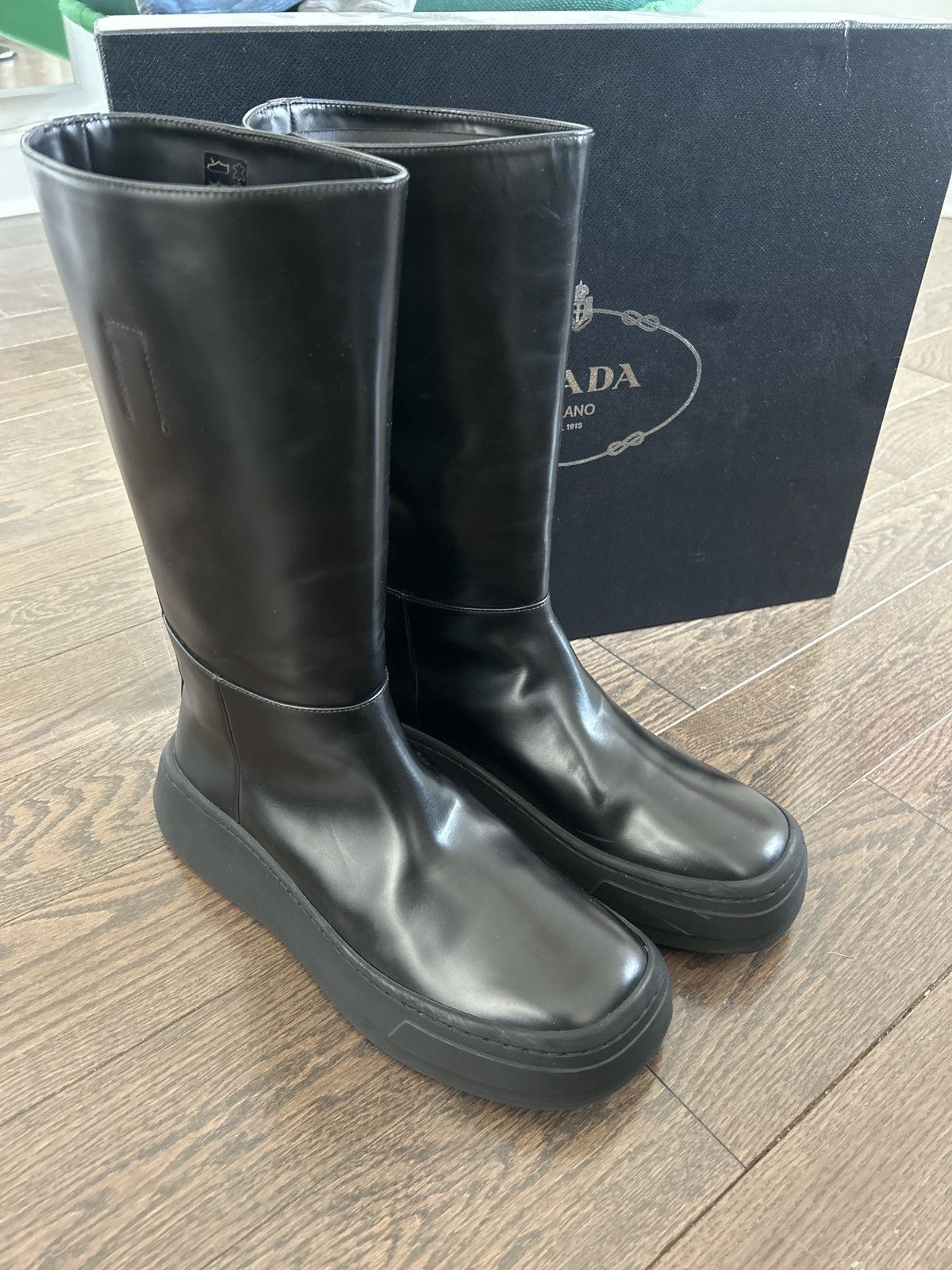 Prada Prada boots 7.5 new collection storm trooper Size US 7.5 / EU 40-41 - 2 Thumbnail