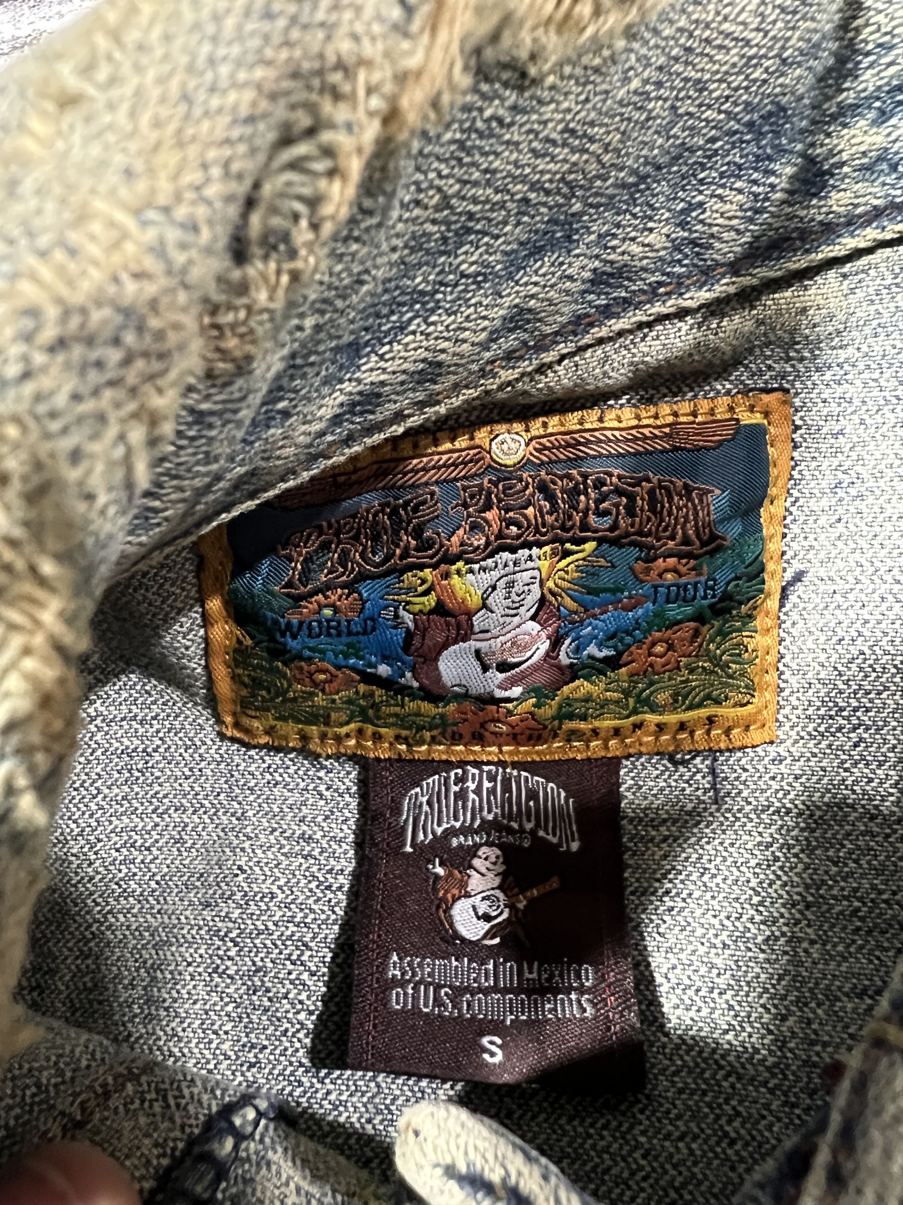 Japanese Brand 2000s Archival True Religion Distress Ripped y2k Lgb Ifsix Size US S / EU 44-46 / 1 - 4 Thumbnail