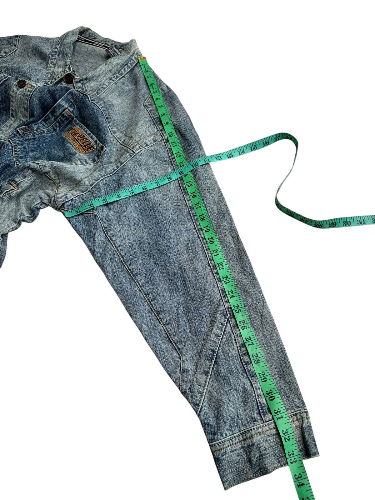 Pelle Pelle Vintage Distressed Pelle Pelle Denim Jacket Size US XL / EU 56 / 4 - 13 Thumbnail