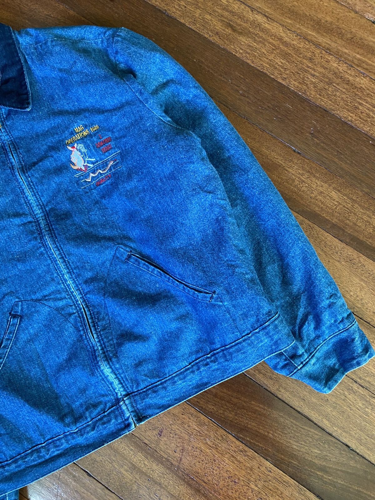Wrangler 1980s- Big Ben by Wrangler- Blanket-Lined Workwear Jacket Size US L / EU 52-54 / 3 - 5 Thumbnail