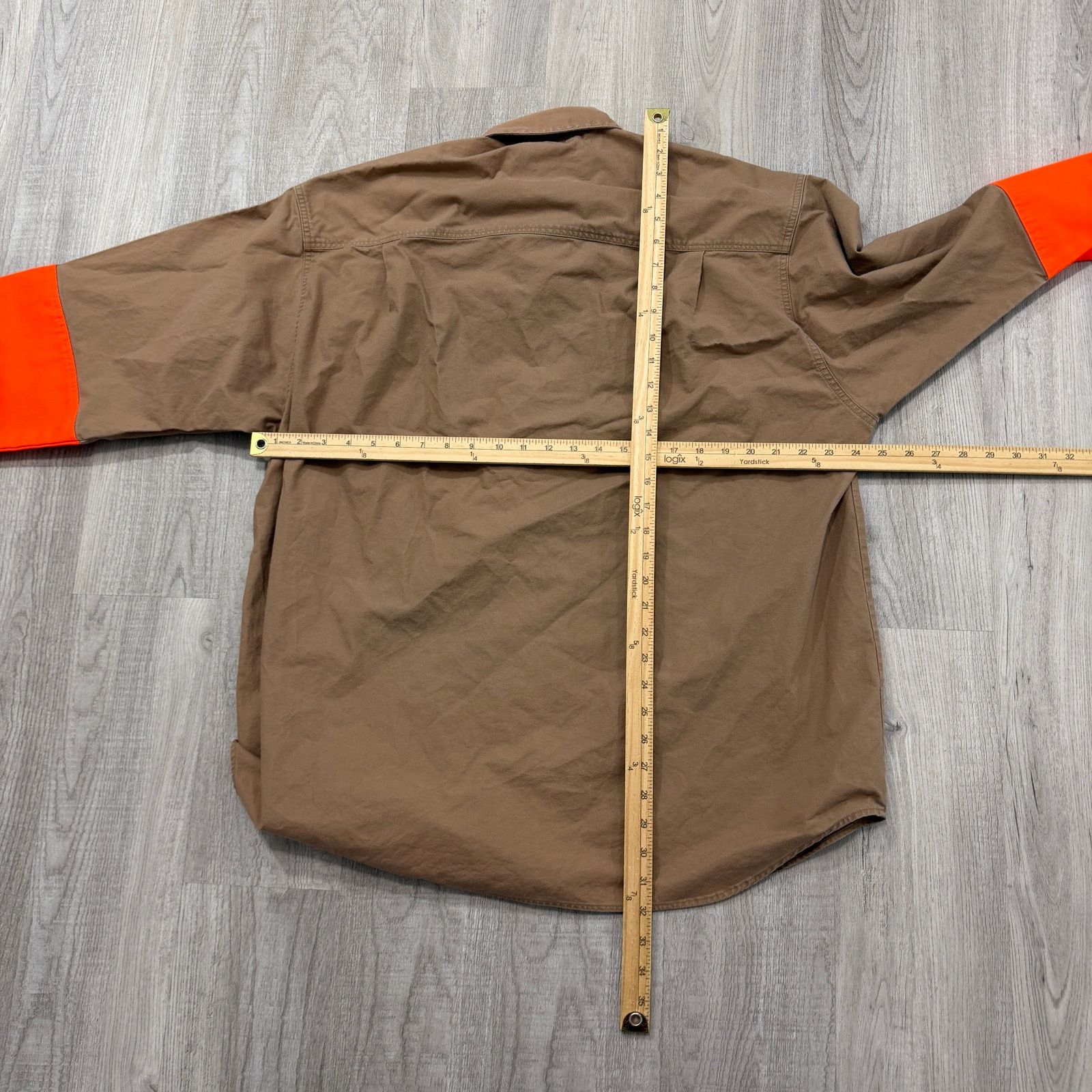 Columbia Columbia Shooting Shirt Men's Extra Large Tan Blaze Orange Size US XL / EU 56 / 4 - 7 Thumbnail