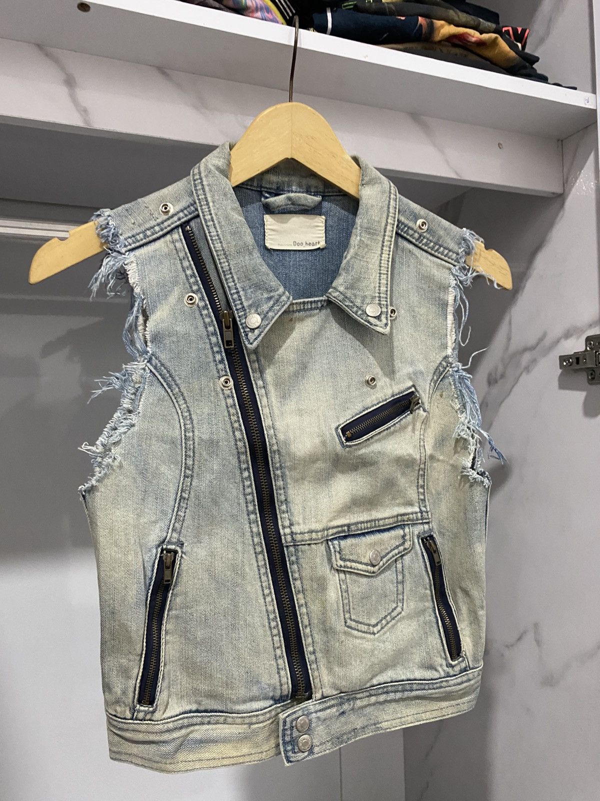 Japanese Brand × Vintage Vest Baby Styled Vkei Lgb Biker Size XS / US 0-2 / IT 36-38 - 2 Thumbnail