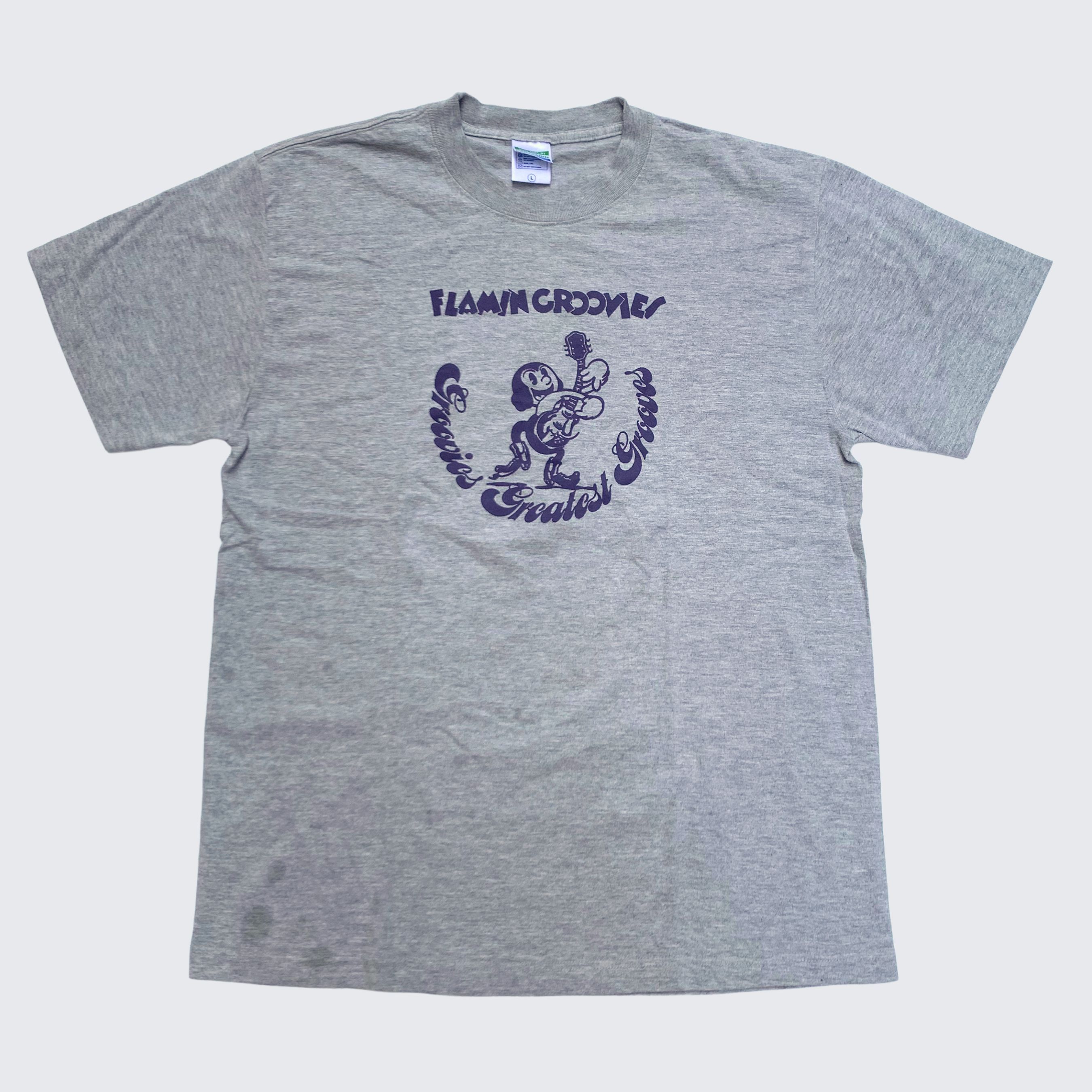 Flamin Groovies Rock Band 1990s Mens Vintage Grey Tee