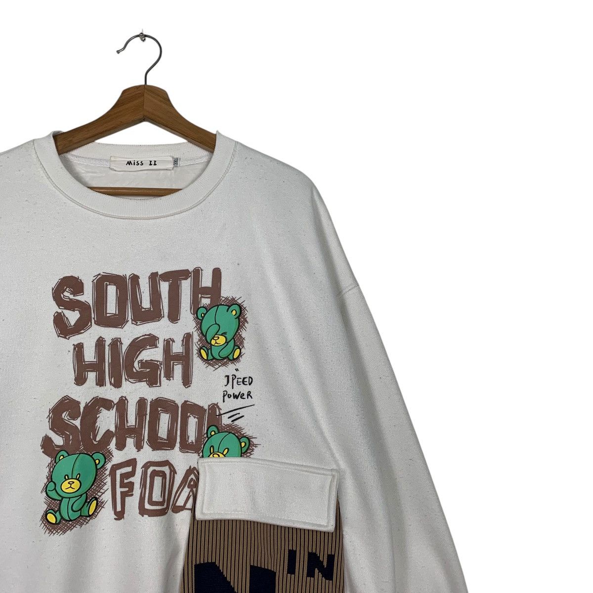 Japanese Brand South High School Crewneck Sweater Size 3XL / US 20-22 - 5 Thumbnail