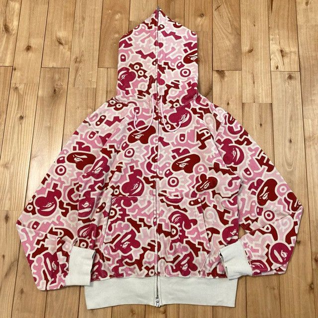Bape BAPE CAMO Terry cloth full zip hoodie a bathing ape NIGO Size US M / EU 48-50 / 2 - 1 Thumbnail