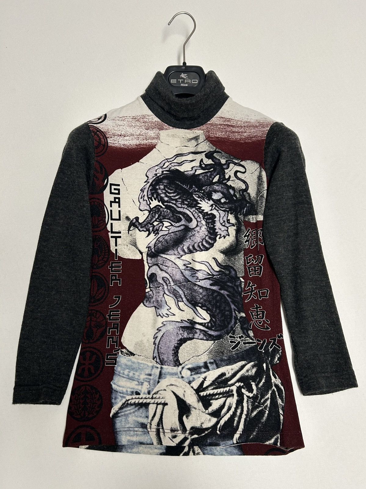 Jean Paul Gaultier 1999 venus de milo dragon torso top red Size US S / EU 44-46 / 1 - 2 Thumbnail