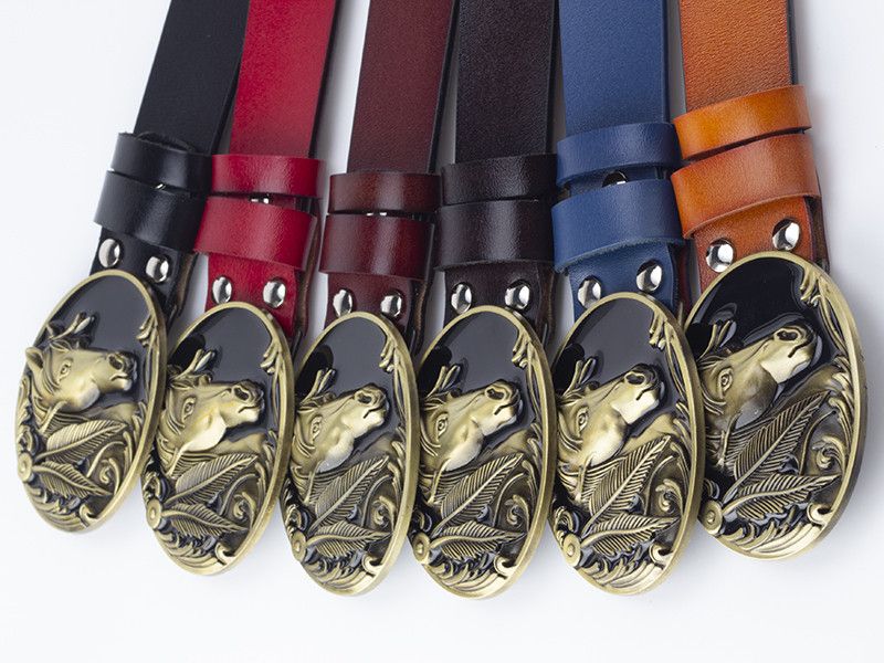 Designer Hip-hop Vintage Belt Riveted Belts Menswear Accessories Size ONE SIZE - 2 Thumbnail