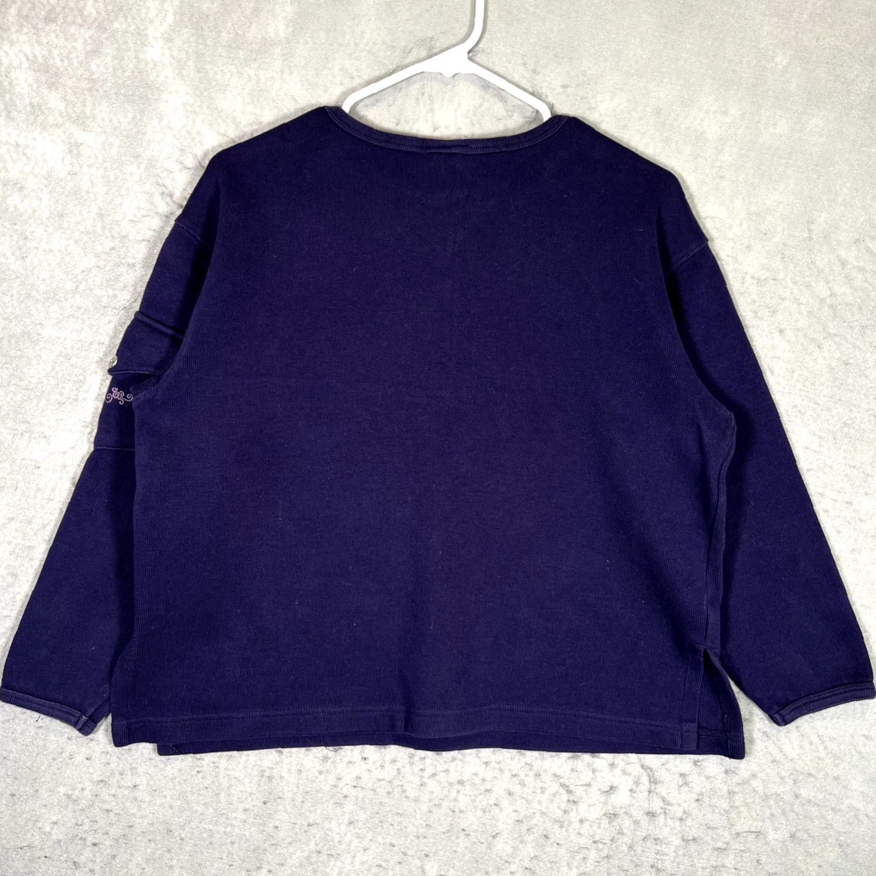 Disney VINTAGE The Disney Store Mickey Knit Womens Sweater Size Medium Blue Pullover Disney Store Sweatshirt Knit pattern Embroidered 8/10 Women Size M / US 6-8 / IT 42-44 - 8 Thumbnail