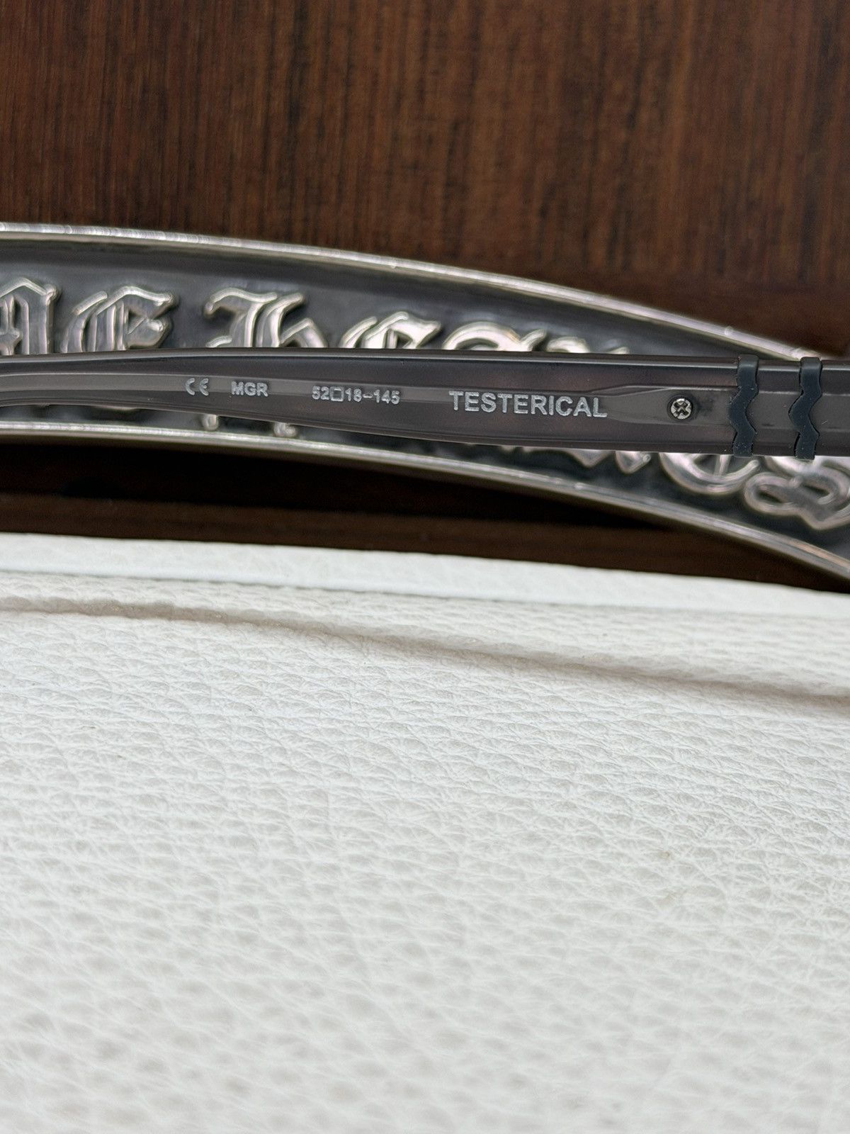 Chrome Hearts Chrome Hearts Testerical Sunglasses Size ONE SIZE - 9 Thumbnail
