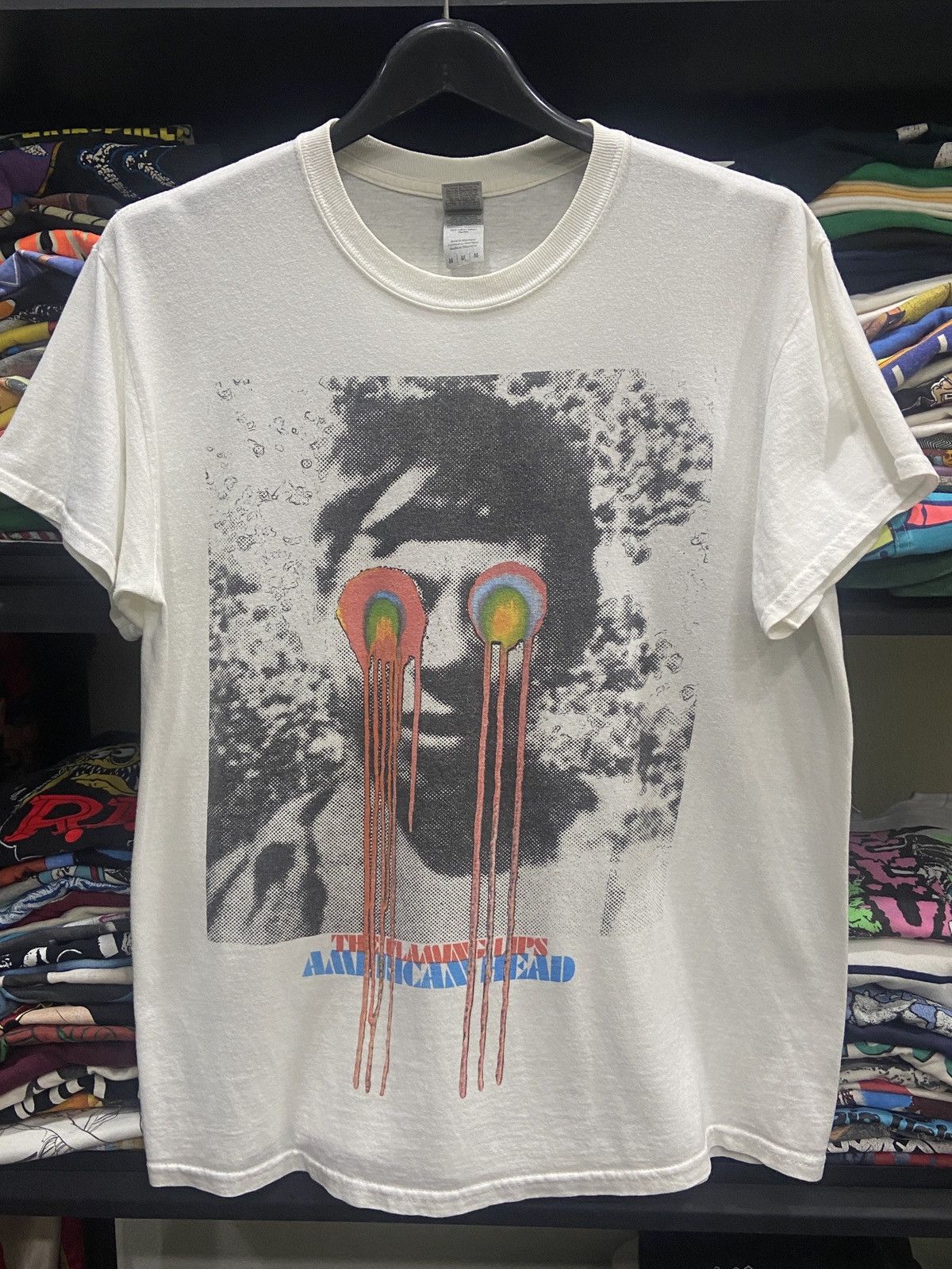 Band Tees Y2K Flaming Lip AMERICAN HEAD Band rock Tour Tshirt Size US M / EU 48-50 / 2 - 1 Thumbnail