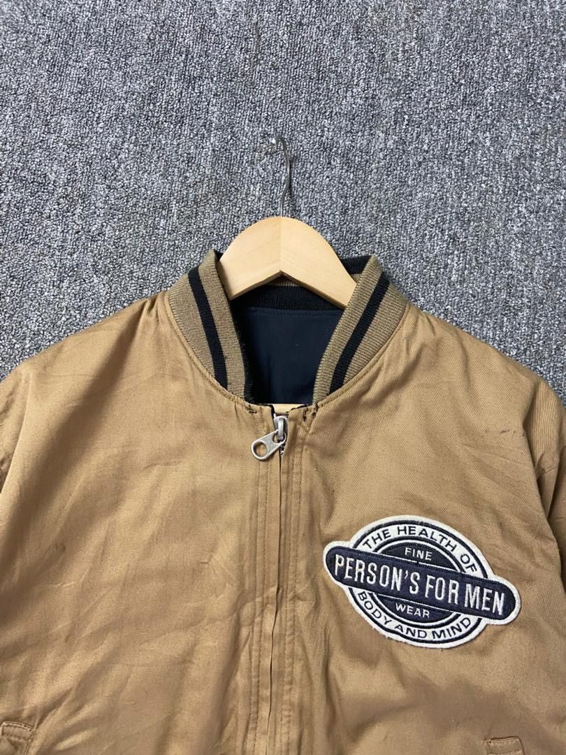 PERSON'S PERSON’S For Men Reversible Bomber Jacket (203) Size US M / EU 48-50 / 2 - 10 Thumbnail