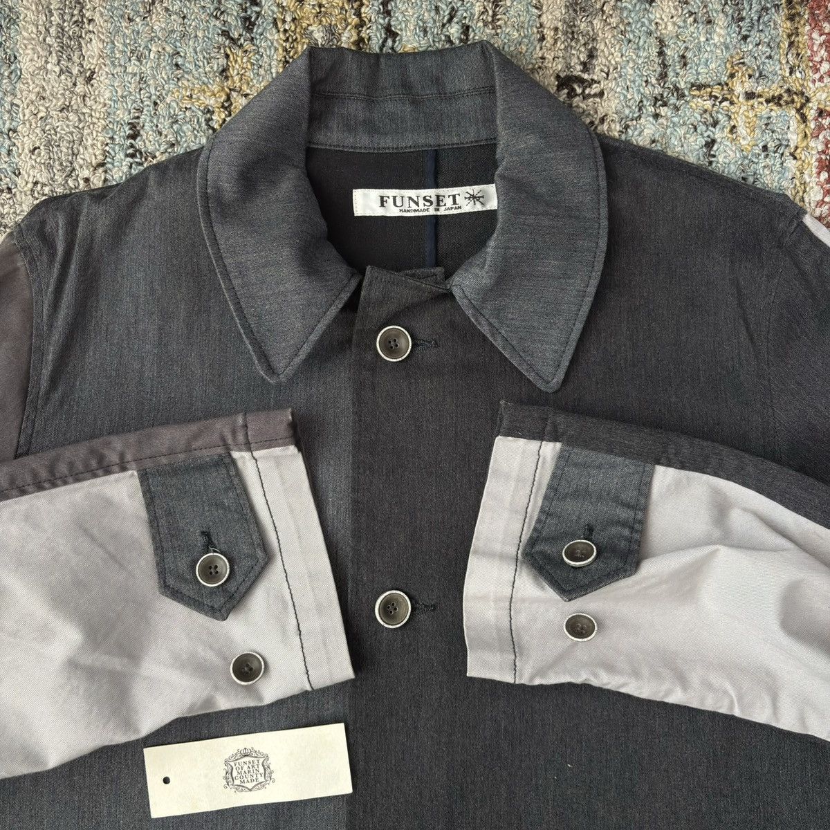 Kapital Funset of Art Reconstructed Patchwork Mac coat Kountry boro Size US M / EU 48-50 / 2 - 2 Thumbnail