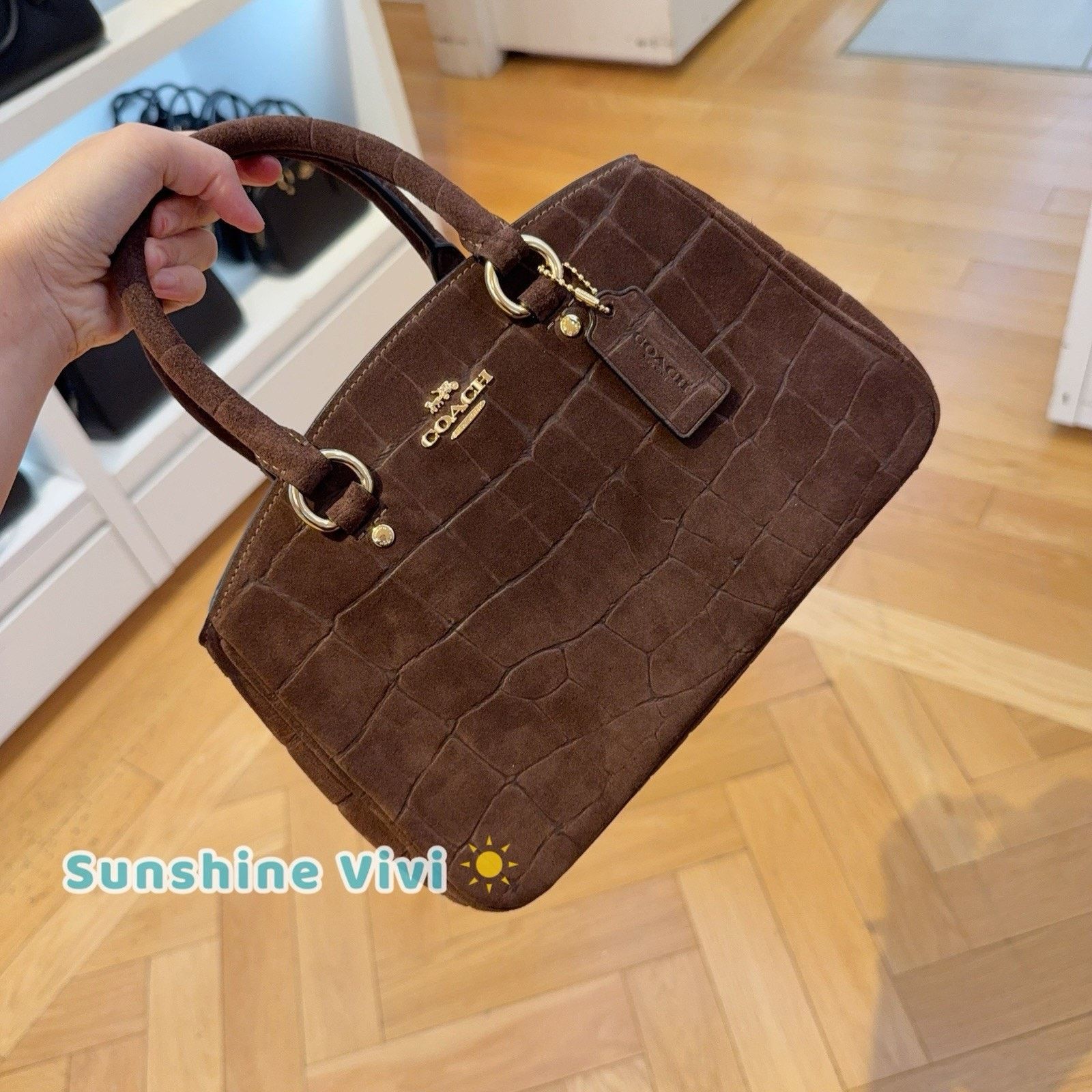 Coach NWT Coach Savannah Small Carryall Bag CCC73 Gold/Maple Size ONE SIZE - 5 Thumbnail