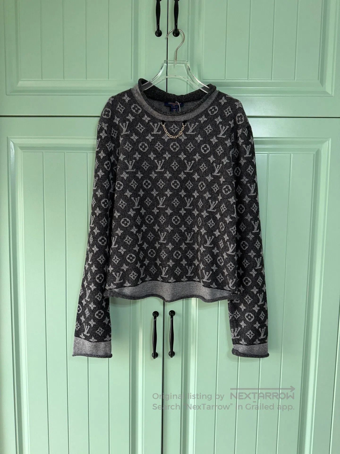 Louis Vuitton Louis Vuitton 25 Monogram Chain Knit. Size L / US 10 / IT 46 - 1 Thumbnail