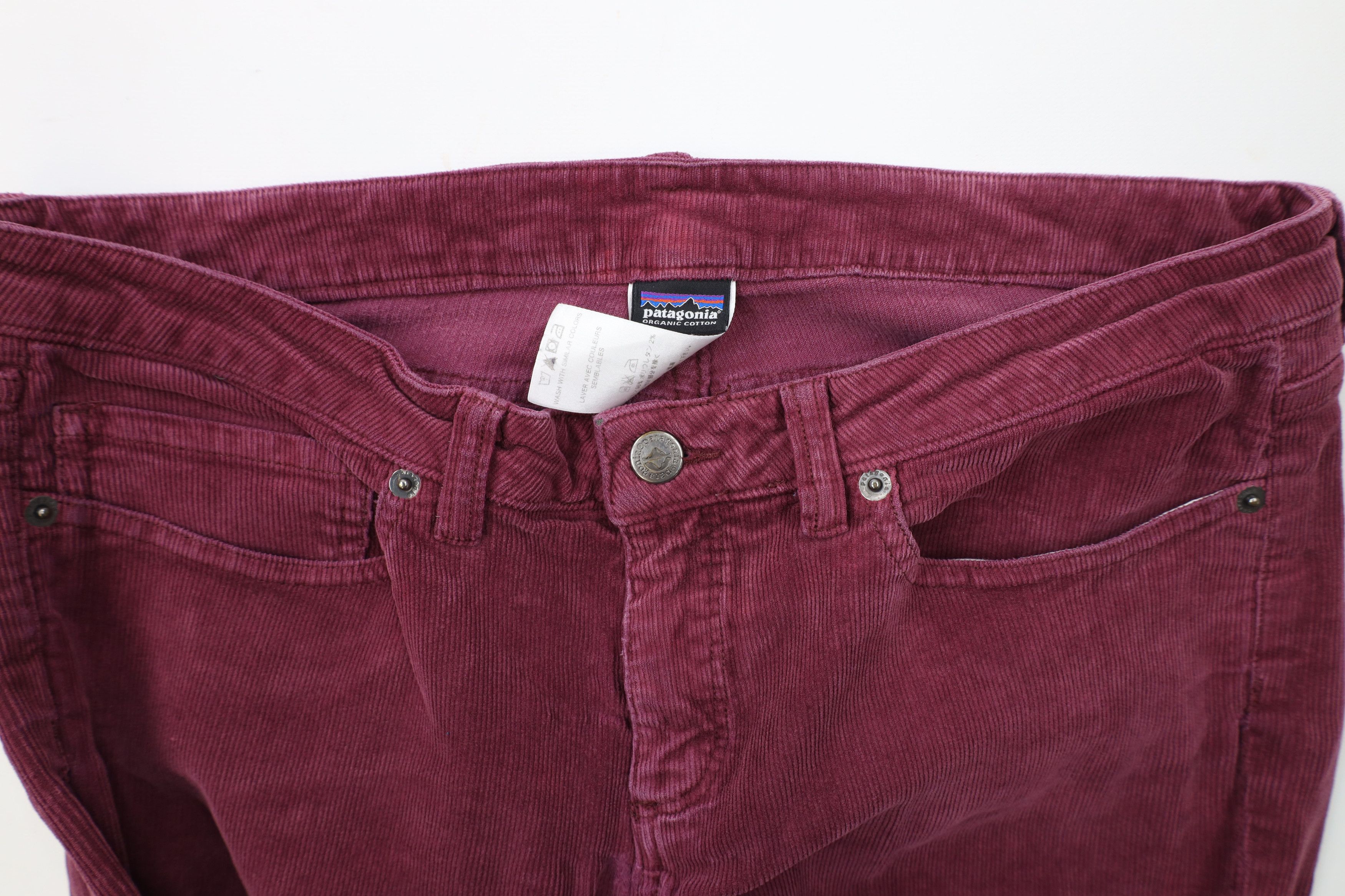 Patagonia × Vintage Vintage Patagonia Spell Out Stretch Corduroy Pants Purple Size 30" / US 8 / IT 44 - 13 Thumbnail