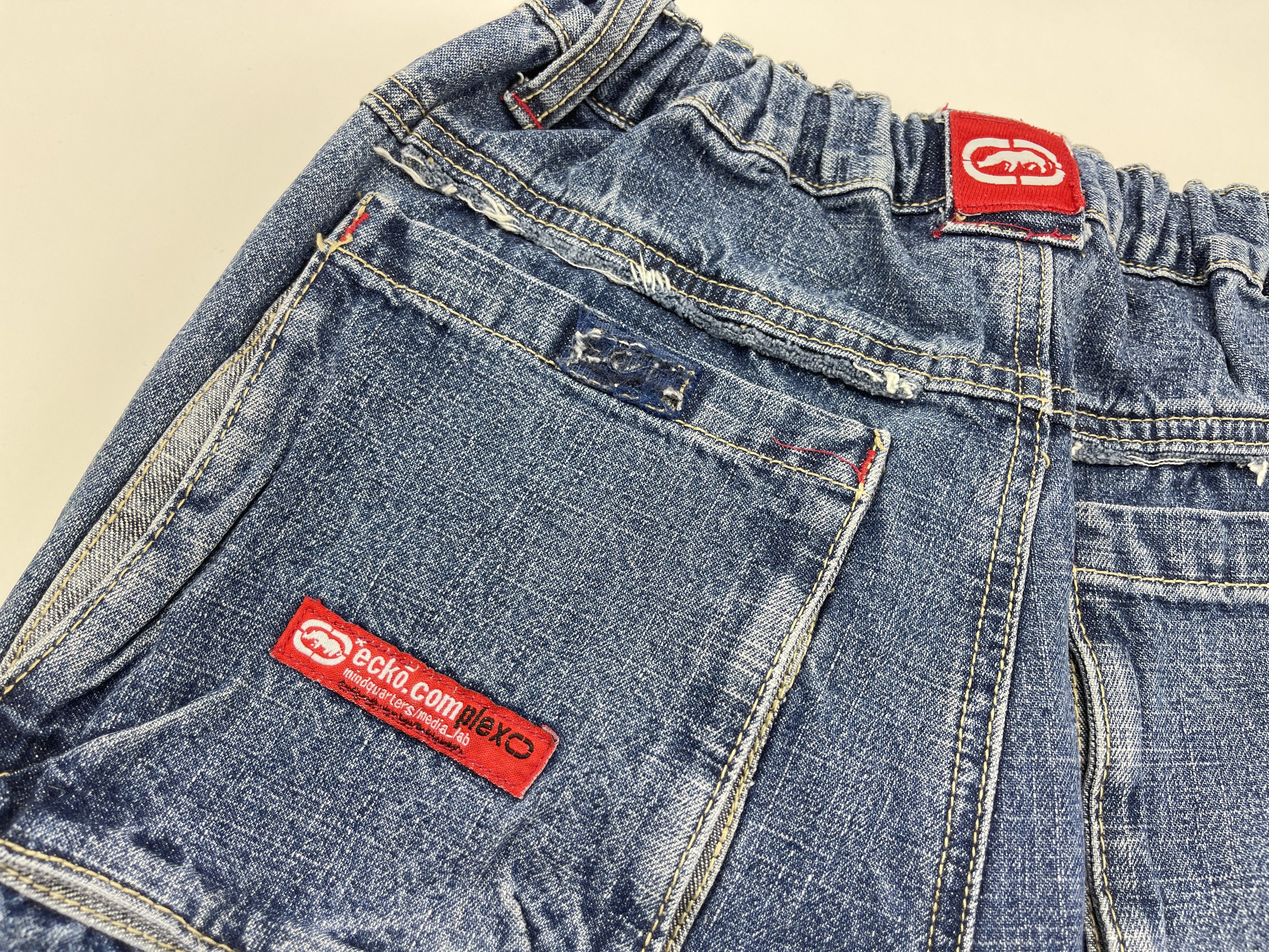 Ecko Unltd. Ecko Unltd jeans, baggy, vintage 90s hip hop skater Y2K W 24 Size US 26 / EU 42 - 5 Thumbnail