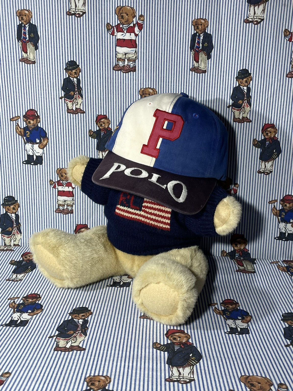 Polo Ralph Lauren × RRL Ralph Lauren × Ralph Lauren RARE Polo Sport Cap OG Vintage 1990’s Size ONE SIZE - 1 Thumbnail