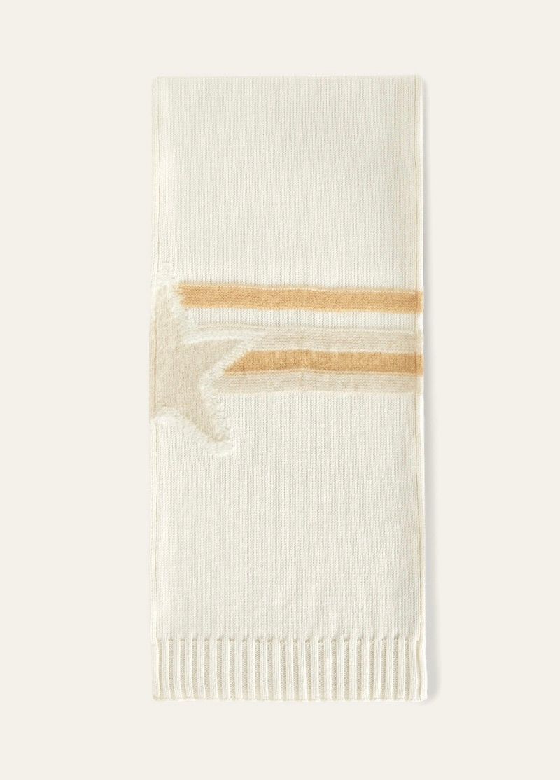 Loro Piana o1srvl11e0325 FAN5360 Size: OS / Sciarpa Scarf in White Size ONE SIZE - 1 Thumbnail