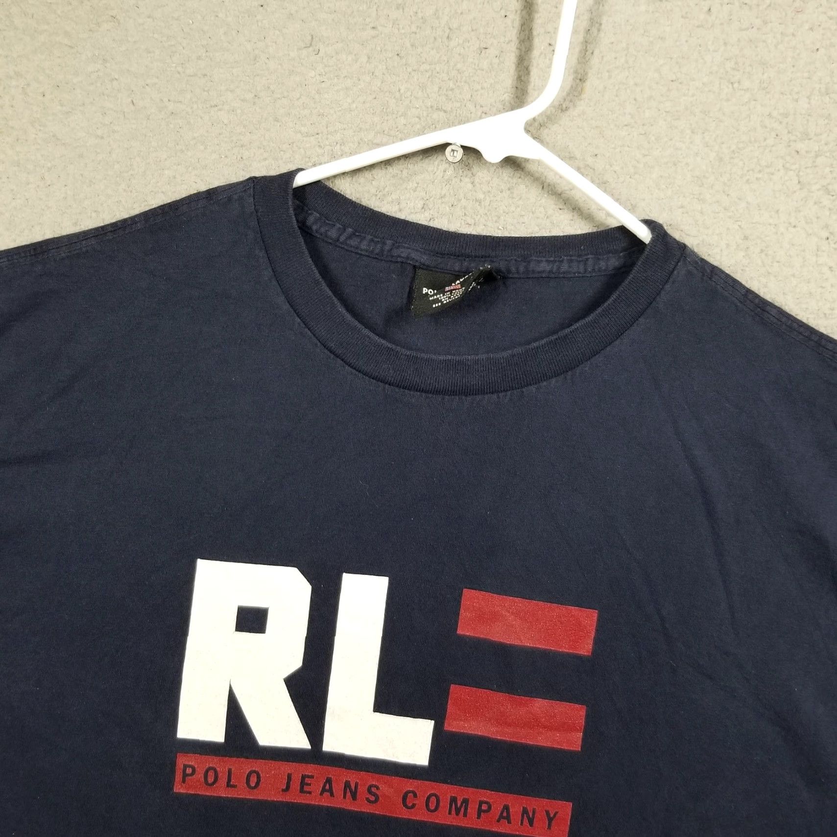 Ralph Lauren VINTAGE Polo Jeans Co. Ralph Lauren Shirt Mens Large Blue RL Logo Graphic T-Shirt Size US L / EU 52-54 / 3 - 4 Thumbnail