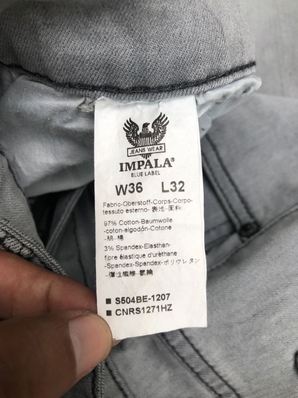 Japanese Brand × Vintage Vintage Impala Blue Label Denim Jeans Size US 35 - 5 Thumbnail