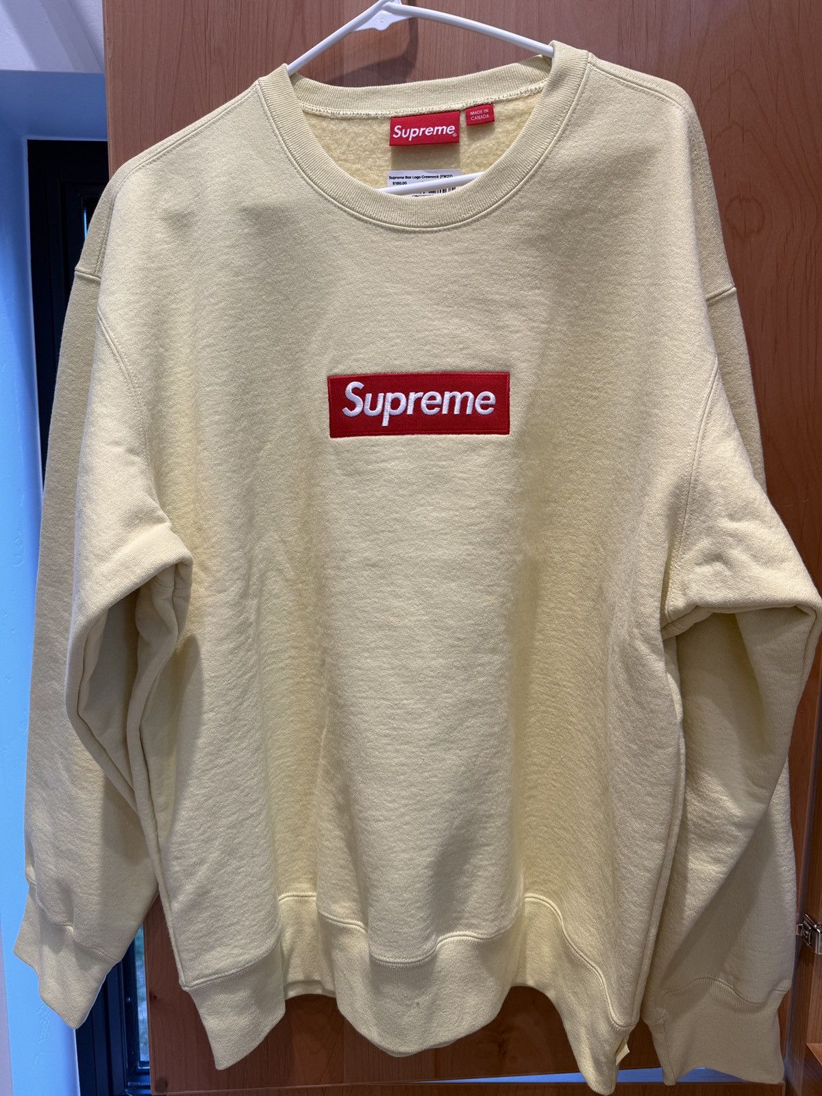 Supreme FW22 Box Logo Crewneck Large Size US L / EU 52-54 / 3 - 1 Thumbnail