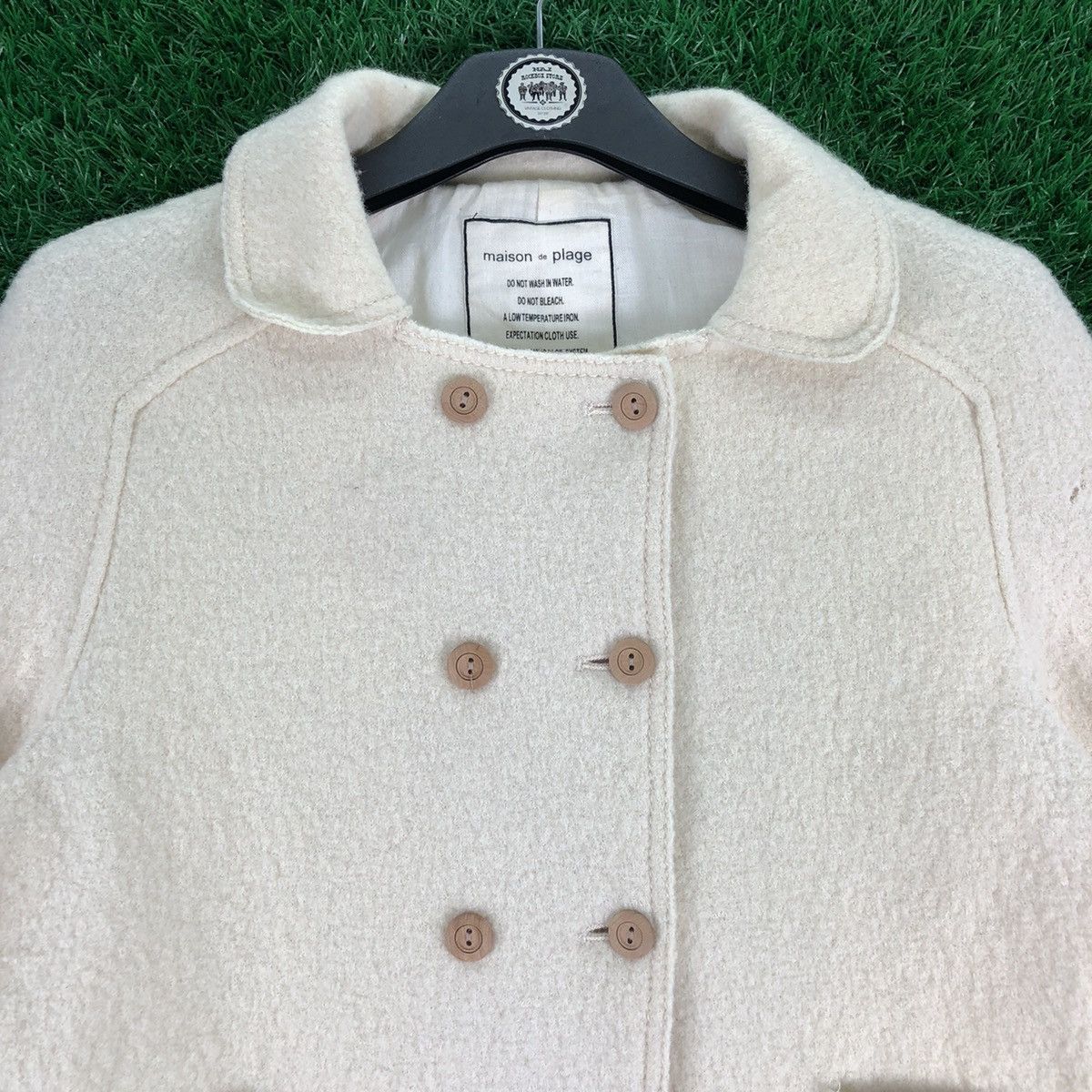 Japanese Brand × Vintage Vintage Maison de Plage Wool Jacket Double Breasted Size XS / US 0-2 / IT 36-38 - 7 Thumbnail