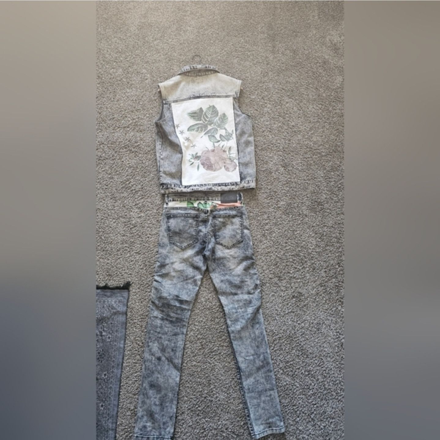 Reason Reason Rose Denim Vest Set Size US M / EU 48-50 / 2 - 2 Thumbnail